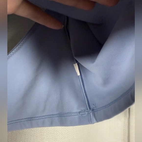 Offline by Aerie Baby Blue Low Back Cap Sleeve Crop Top XL - Picture 6 of 7